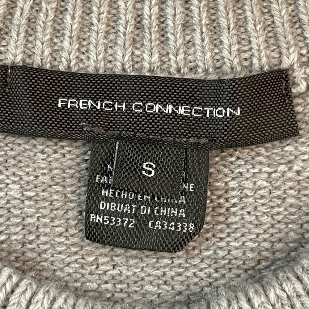 French Connection Gray Sleeveless Sweater - Picture 4 of 6